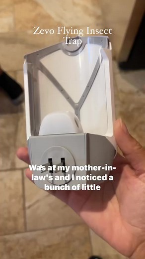 If you don't have a zevo flying insect trap yet, you need one!! It does such a good job at catching those pesky little gnats and flies and more!! 10/10recommend!!#zevo #zevoflyinginsecttrap | marcela.veronica_