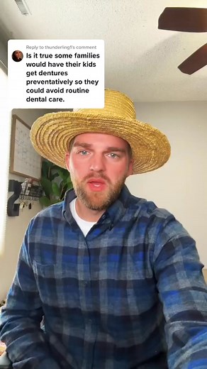 Replying to @thunderling1 Do Amish people get Dentures? #dentist #amish #examish #tiktok #amishtiktok #tooth #fyp | Eddie Swartzentruber