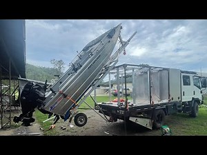 Building a custom boat loader for a 4.5m 315kg boat plus motor and trailer!