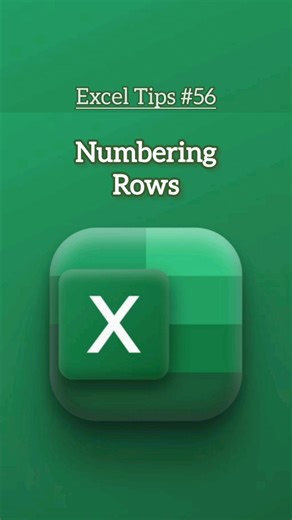 Auto Row Numbering in Excel (No Gaps) |