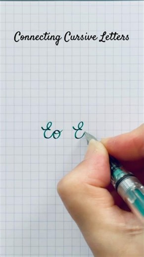 How to Connect Cursive Letters | cursive handwriting | handwriting practice | 2026 | asmr | relaxing