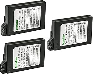 Amazon.com: Kastar Paquete de 3 baterías de repuesto para batería Sony PSP-S110, PSPS110, Sony PSP-3001, PSP-3002, PSP-3003, PSP-3004, PSP-3005, PSP-3006, PSP-3007, PSP-3008, PSP-3009 , PSP-3 010, PSP-Lite, PSP-Silm : Videojuegos