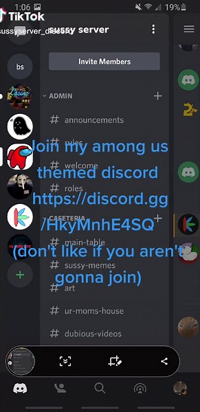 https://discord.gg/HkyMnhE4SQ #sus #discord #discordserver
