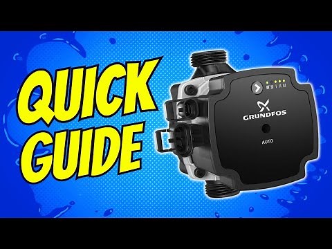 Grundfos UPM3 | Sådan indstiller du!