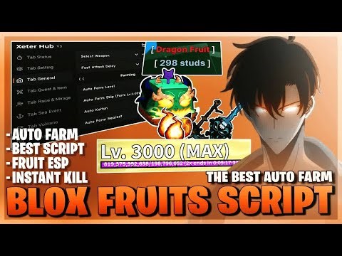 Blox Fruits Script (Roblox) * NO KEY | FAST AUTO FARM ,AUTO RAID & MAX LEVEL FAST! Update 27.6