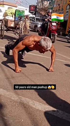 1.1M views · 10K reactions | 50 years old man pushup 﫡 Mind blowing 勞 #reels #viral #fitness #workout #trending #fbreels #stunt #pushups #gym #fyp #body #viralreelschallenge #india #freestyle #public | Sunil Bey | Facebook