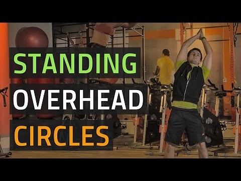 Standing Overhead Circles - Standing Ab Exercise