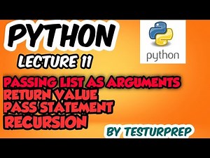 PYTHON Lecture 11