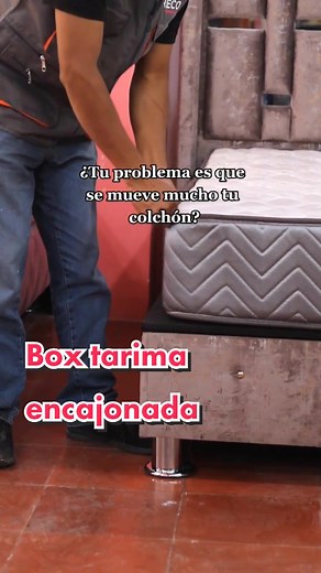 Box Tarima Encajonada para una Mejor Fijación del Colchón