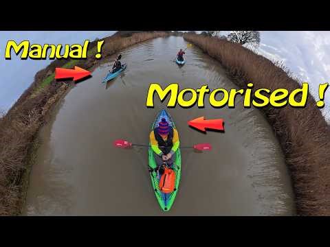 I Motorised the CHEAPEST Inflatable Kayak on Amazon !! Intex Challenger K1 + Edge K4 Smart Drive