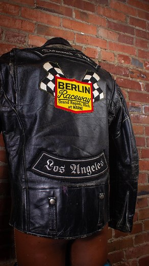 If you’re looking to stand out from the crowd this fall be sure to check out our insane collection of vintage leather jackets 🤤 We just dropped these two on the site, grab ‘em before they’re gone! Shop now on our website or in-store #vintageleather #vintageleatherjacket #vintagebikerjacket #vintagepatches #vintagemenswear #vintageinspo #vintagejacket #vintagestyle | Black Shag Vintage