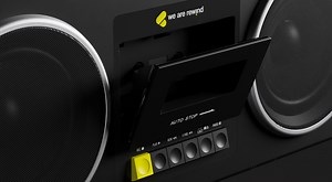 We Are Rewind GB-001 is a Retro-styled Bluetooth Boombox - gearnews.com