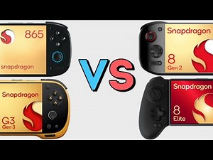 Snapdragon 8 Elite vs G3 Gen 3 vs 8 Gen 2 vs 865 (Switch)