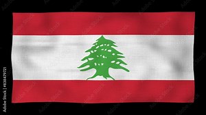 Lebanon's National Flag in a Dynamic Display: A Sign of Strength and Unity, Every wave reflects the nation's rich history and unwavering spirit. telling a story of resiliency.