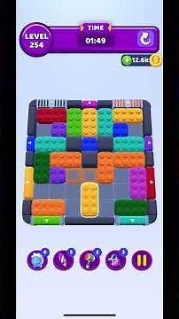Color Block Jam Level 254 Solution Complete Walkthrough #factsnotfiction #colorblockjam #LEVEL25