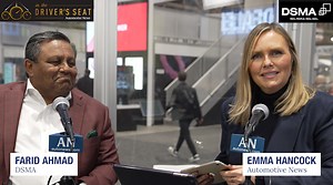 446K views · 12 reactions | Join Farid Ahmad, Founder and CEO of DSMA, for an exclusive interview with host Emma Hancock at #NADA2025. Ahmad shares key M&A trends, industry challenges, and the future of dealership acquisitions. #sponsored | Automotive News | Facebook