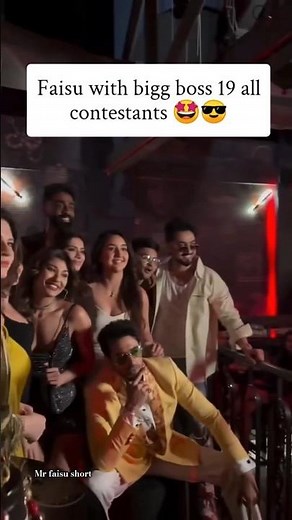 mr. faisu / mr faisu / song / Faisu with bigg boss 19 ka all contestants #mrfaisu07 #biggboss19