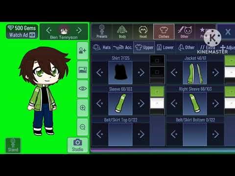 How to make Ben Tennyson in Gacha Club tutorial