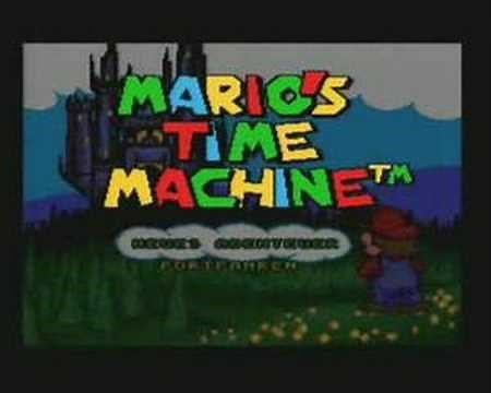 Mario's Time Machine Intro Super Nintendo Pal Version