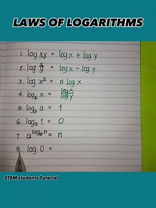 Laws of Logarithms #math #tutorial #mathematics #suggestions #mathtutorials | STEM students PH