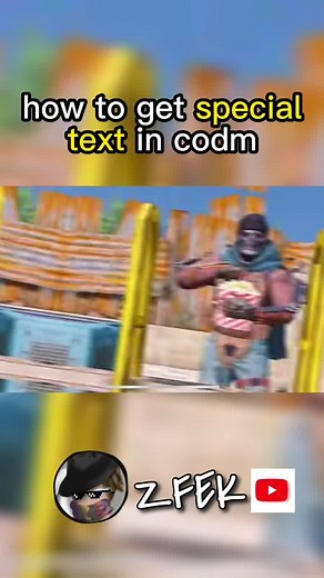 How to Get Special Text in CODM