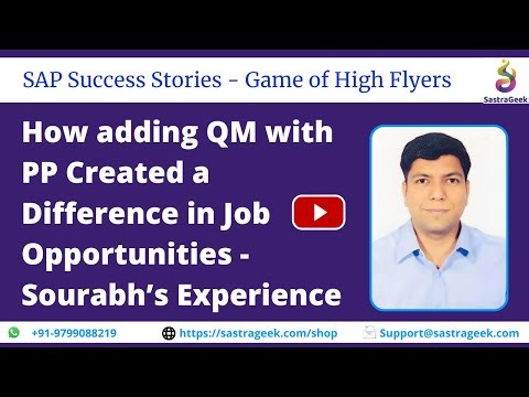 How adding QM with PP Created a Difference in Job Opportunities - Sourabh’s Experience