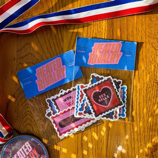 Heated Rivalry Sticker Pack - Etsy UK