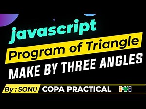 javascript program to check whether a triangle can be formed by the given value for the angles