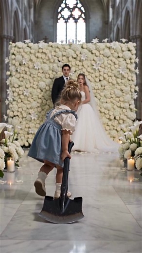 A little girl grabbed an axe at the wedding—then the groom saw something horrifying!.EE The New Money Heiress.ZX (More in Drama↓)