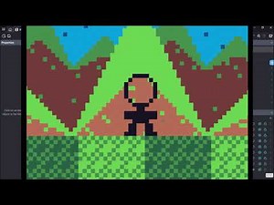 (GDevelop) Better upscaled smooth camera movement, pixel rotated sprites, and non-pixel objects