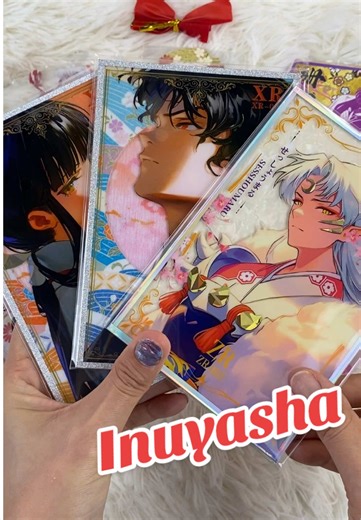 Pretty stunning fancy sesigned Inuyasha A6 acrylic boards 🤩🫶🏼Who gonna fall in love with sesshomaru!#sesshomaru #inuyasha #kagome #kikyo #naraku