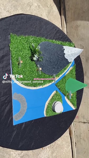 Landforms Model Crafting with Cardboard Materials