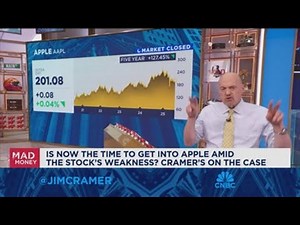 I think Apple stock is just plain out of favor right now, says Jim Cramer