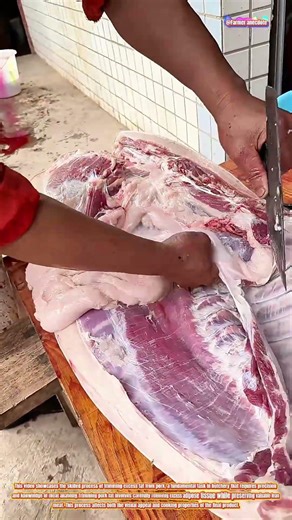 The Art of Trimming Pork Fat