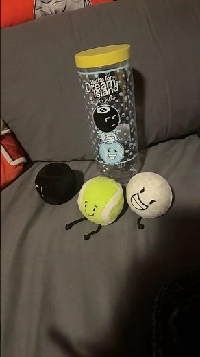 Bfdi bouncy plush Golf ball, 8 ball, and tennis ball bouncy balls plush, #bfdi #plush #bounce #short