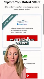 Sick of throwing money away on car insurance? Get the best deal in real-time, tailored just for you! Compare now and start saving today! | Top10US