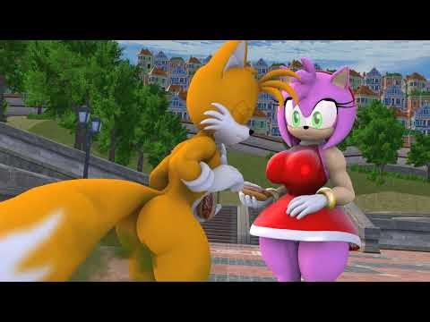 Amy and Tails farting from Chili Dog