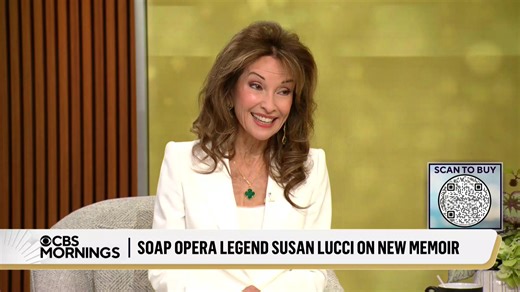 In Susan Lucci’s second memoir, “La Lucci,” the “All My Children” star writes about “some of the most impactful experiences,” including her 52-year marriage to Helmut Huber. Lucci shares about finding resilience after her husband’s death and why she loved the “fabulously flawed” character of Erica Kane. CBS earns commission on purchases through Amazon. https://amzn.to/45nJvp2 | CBS Mornings