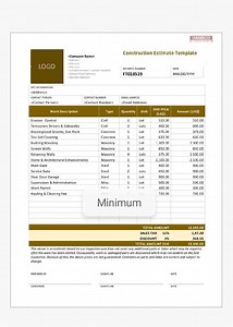 Editable Construction Work Order Template – Invoice & Estimate Form for Contractors | Printable Digital File - Etsy Canada