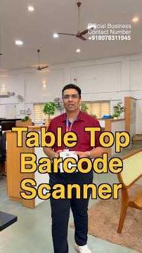 Table Top Barcode Scanner 😍👌❤️#billingsoftware #retaildaddy #raintech