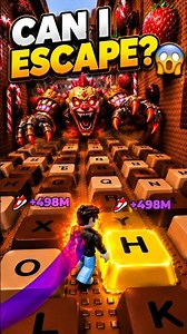 😱 Can I Escape This IMPOSSIBLE Level? 🤯 (+1 Speed Keyboard Escape) #roblox