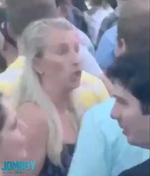 Girl yells at boy at a festival, a breakdown
