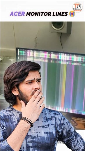 Gaming Monitor Ki Display Par Lines Aagyi🥲! Warranty Bachayegi Ya Nahi? #DisplayIssue #ScreenLines