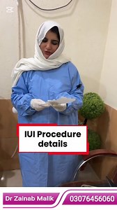 1.3K views · 2.5K reactions | IUI Procedure Explained by Dr. Zainab Malik #IUIProcedure #InfertilityTreatment #FertilityCare #WomenHealth #DrZainabMalik | Doctor Zainab Malik | Facebook