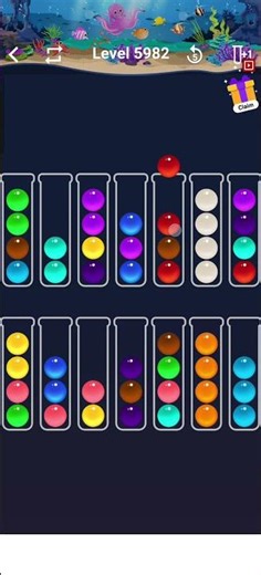 Color sort / Ball sort level 5982