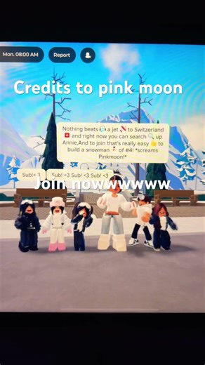 We love you pink moon!!!!!!!!💕💕 #roblox