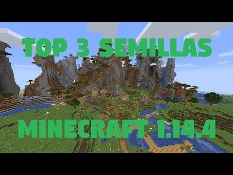 TOP 3 MEJORES SEMILLAS CON ALDEAS PARA MINECRAFT 1.14.4 ✔