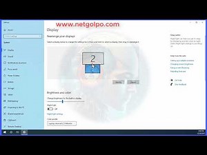 How To Switch Monitors 1 and 2 On Windows 10। Dual Monitor। ‪@MicrosoftWindows‬ ‪@5msolution‬