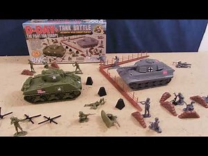 BMC TOYS D-DAY TANK BATTLE SET REVIEW!