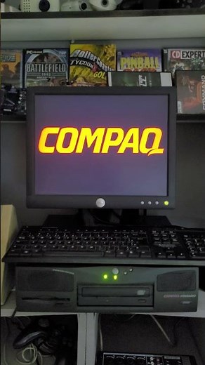 PC Retro Compaq Presario Iniciando Windows 95